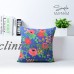New Vivid Flower Floral Plants Linen Pillow Case Decorative Cushion Cover 18"x18   273192850374