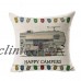 Home Decor Ornate HAPPY CAMPERS Sofa Waist Throw Cushion Cover Pillow Case   152573583827