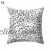 Black White Grey Throw Pillow Case Waist Cushion Cover Bedroom Home Decor Well   282967187013