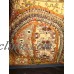 LARGE INDIAN PATCHWORK TAPESTRY MULTICOLOURED 'KHAMBARIA ZARI'  CUSHION COVER   362413942958