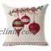 Christmas Xmas Linen Cushion Cover Throw Pillow Case Home Decor Festive Gift   201712950066