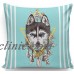 18'' Fashion Cute Dog Bear Cotton Linen Throw Pillow Case Sofa Cushion Cover   162763335380