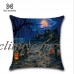 Cartoon Pumpkin Linen Throw Pillow Case Waist Cushion Cover Halloween Sofa Decor   232487728071
