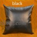  Vintage PU Leather Square Pillowcase Wet Look Cushion Cover Zipper Closure Home   302843940619