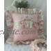Lady~Cat~French Pillow~Vintage Buttons~Pink Millinery Rose~Linen Lace Hanky~   192627449171