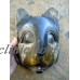 Wood Cat Mask Carved Vintage Painted Wild Africa Outback Panther Tiger Sculpture   302825851282