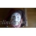 Harlequin Mardi Gras Lady Clown Jester Face Mask Vintage Porcelain Bisque Fancy    283094809369