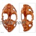 Wood Mask Sculpture Surreal Wall Art Hand Carved 'Joy and Sorrow' NOVICA Bali   362413189869