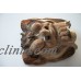 Vintage Bali Wall Art Demon Protector Mask Tiger Barong Carved  Wood    352431642601