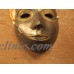 Vintage Solid Brass Art THEATRICAL FACE MASK Wall Hanging Decor - India - VGC   123293061757