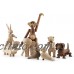  Creative Wood Knife Monkey Doll Cute Home Decor Kids' Gift New 7.87 Inches   163075876205