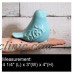 NEW French Garden White/Blue Glazed Ceramic Decorative Bird Figurine Home Decor   132454260971