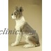 13" Imitation Dog Statue Resin Boston Terrier Dog Home decoration Figurine   152558111825