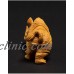D074ca - 10X5X4  CM Carved Boxwood Carving Figurine : Powerful Rhino   163202172223