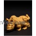 D074ca - 10X5X4  CM Carved Boxwood Carving Figurine : Powerful Rhino   163202172223