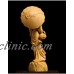 D072ca - 20*6*5 CM Carved Boxwood Carving Figurine : Girl Lady with Umbrella   362413854540