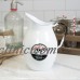 Vintage Inspired White Enamel Decorative Pitcher "Daily Fresh Milk' Milk Jug 671495436416  312159931771