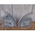 Gray Agate Geode Bookends, 4.5+ lbs, Crystal, Decor, Handmade, Rock, Stone   273381610355