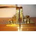 PR. Antique Gold TONE Finish RESIN Bookends Mirror Dresser-Vanity Makeup Rococo    173457640987
