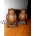 2 Vintage Mid Century Figural Brass Bronze? Metal 4.5 X 5"t OWL Bookends Ornate    173457682048