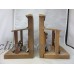 Wood diorama Country store & Train station bookends   223074217576