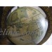 Vintage Old World Globe Wooden Spinning Bookends    292663639386