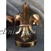 USA Craftsman Brass Mid Century Fleur de Lis  Heavy Book Ends Boy Scout Emblems   253758091079
