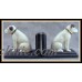 PAIR OF RCA NIPPER BLACK & WHITE JACK RUSSELL TERRIER Cast Iron HEAVY BOOKENDS   382470572718