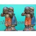 Antique Early 1900s CHILDREN PLAYING GUESS WHO Galvano Bronze Bookends   352414355341