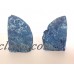 POTTERY BARN BLUE GEODE AGATE BOOKENDS SET OF 2 NEW SOLD OUT AT PB FREE SHIPPING   153131695883