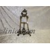 Vintage Solid Brass Ornate Photo Frame Art Plate Easel Holder Display Stand - 1   273393019320