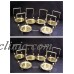 (12) Cup & Saucer Stand BRASS Smooth Wire Display Tripar 23-2450 LOT of 12   202359634506