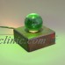 Walnut Lighted Display Box with 1-1/4" Hole for Glass, Minerals, Spheres   282981268021
