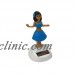 Solar Powered Dancing Hula Girl Hawaiian Luau Party Bobble Head Doll Figure x 1   113191074601