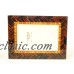 Natalini Photo Frame Dark Brown Wood Herringbone With Lighter Inner Border 4x6   362413751127