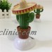 Novel Bobbling Toy Solar Powered Dancing Swinging Mermaid Cactus Home Décor   232843152496