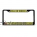 HELL ON WHEELS 2ND ARMORED DIVISION ARMY Metal License Plate Frame Tag Border   381701014268