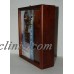 Wood Wall Curio Cabinet Shadow Box Display Case, Wall Mount 9 Cubicles 3 Shelves   173306139730