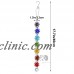 Chakra Crystal Glass Suncatcher Handmade Pendant Rainbow Maker Healing Gift   391854271883
