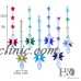 Set 7 Rainbow Crystal Guardian Angel Suncatcher Star Hanging Prisms Pendant Gift   372402810023