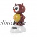 Solar Powered Dancing bird Big Eye Brown Owl,Novelty Desk Car Toy Ornament G4S1 190268720670  182959268658