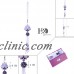 Suncatcher Hanging Purple Crystal Pendants Ruyi Ball Prism Car Mirror Decor Gift 602716346405  372363008146