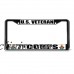 U.S. VETERAN 7TH CORPS MILITARY Metal License Plate Frame Tag Border Two Holes   381700870185
