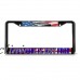 FREEDOM IS NOT FREE Metal License Plate Frame Tag Border Two Holes   381700875007