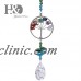 H&D Colorful Stones Life Tree Suncatcher Round Shape Pendant Car Decor Gifts   392094114120