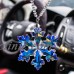 Annual Rainbow Crystal Glass Star Snowflake Car Mirror Ornament Xmas Gift 3.7" 755082648557  123175227945