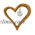 Love Heart Sun Catcher Swarovski Crystal Waldorf Wood Wiccan Window Hand Made   282962078573