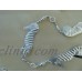Balinese handcrafted aluminium hanging decoration 150cm Seahorses   263452083277