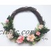 Wreath Door Flower Summer Front Silk Flowers Floral Decor Outdoor Handmade 13"   282810439007