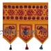 Door Hanging Embroidery Cotton Window Valance Toran House Tapestry 56" Yellow   263761040304